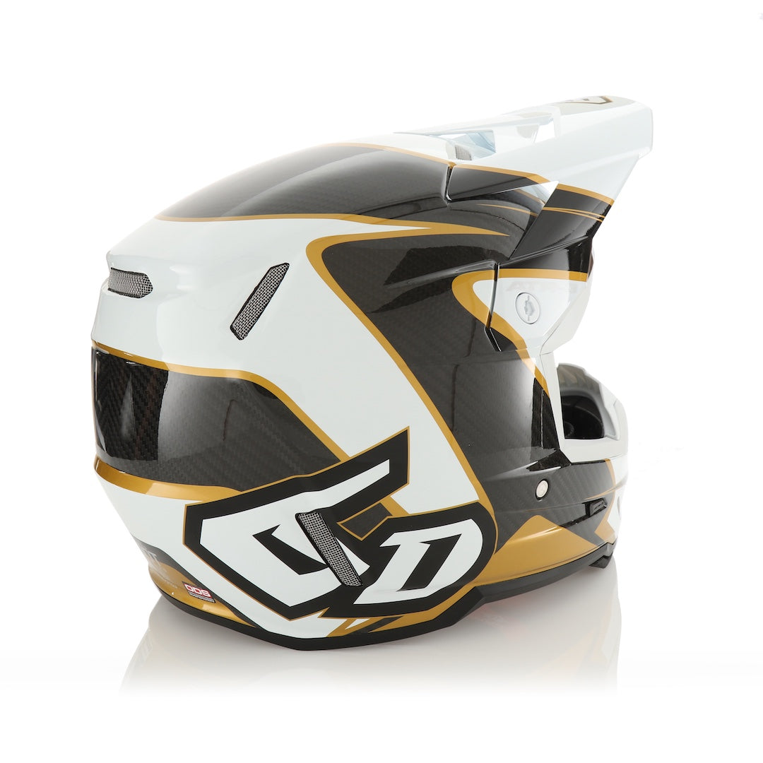 6D ATR-3 MX Helmet Wave Gloss Gold/White