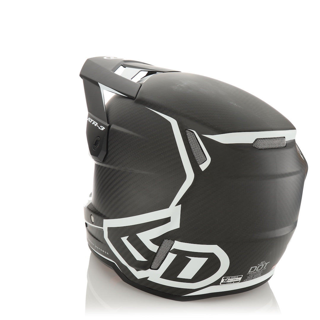 6D ATR-3 MX Helmet Nova Matte White