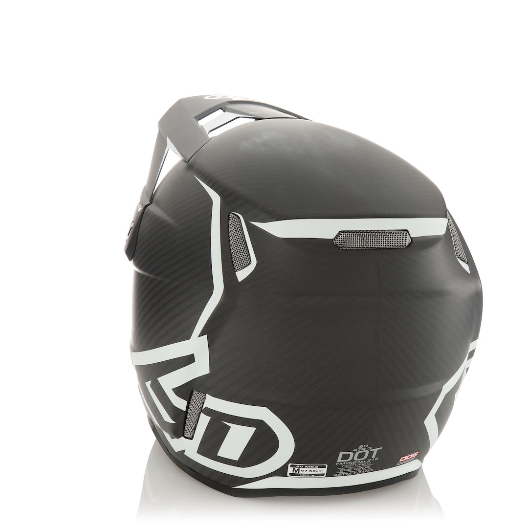 6D ATR-3 MX Helmet Nova Matte White