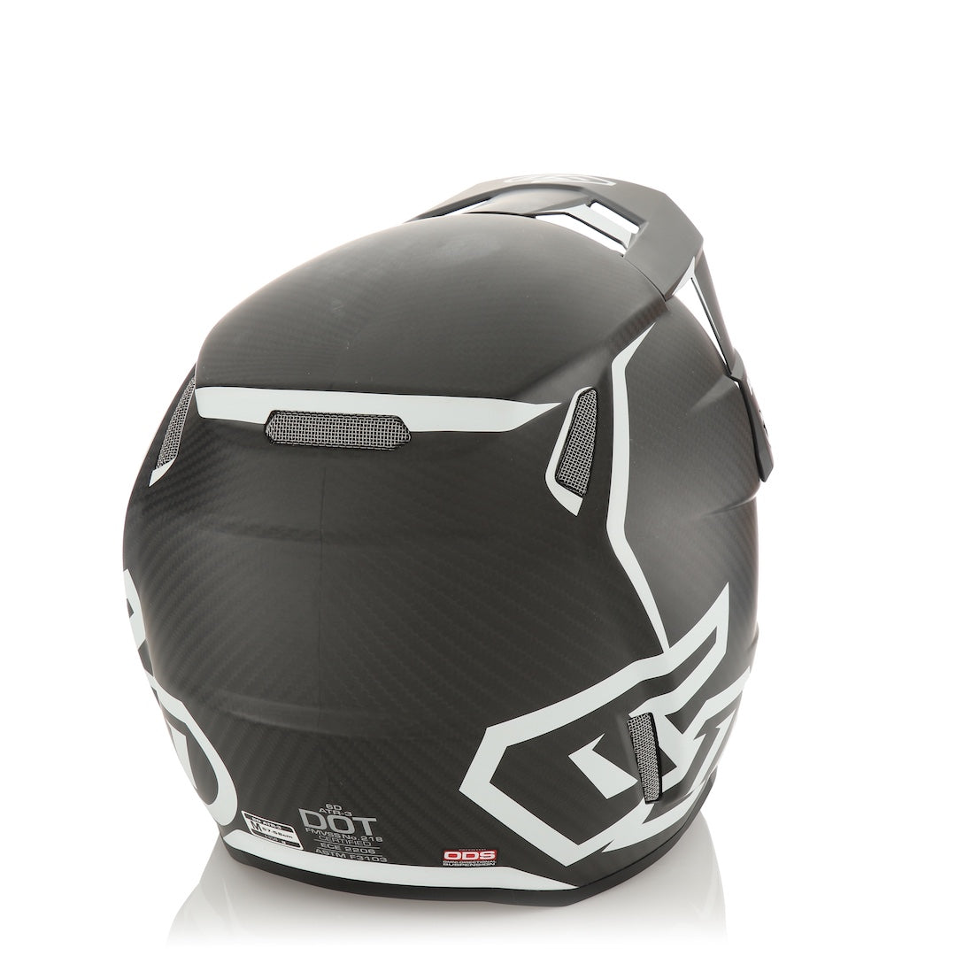 6D ATR-3 MX Helmet Nova Matte White