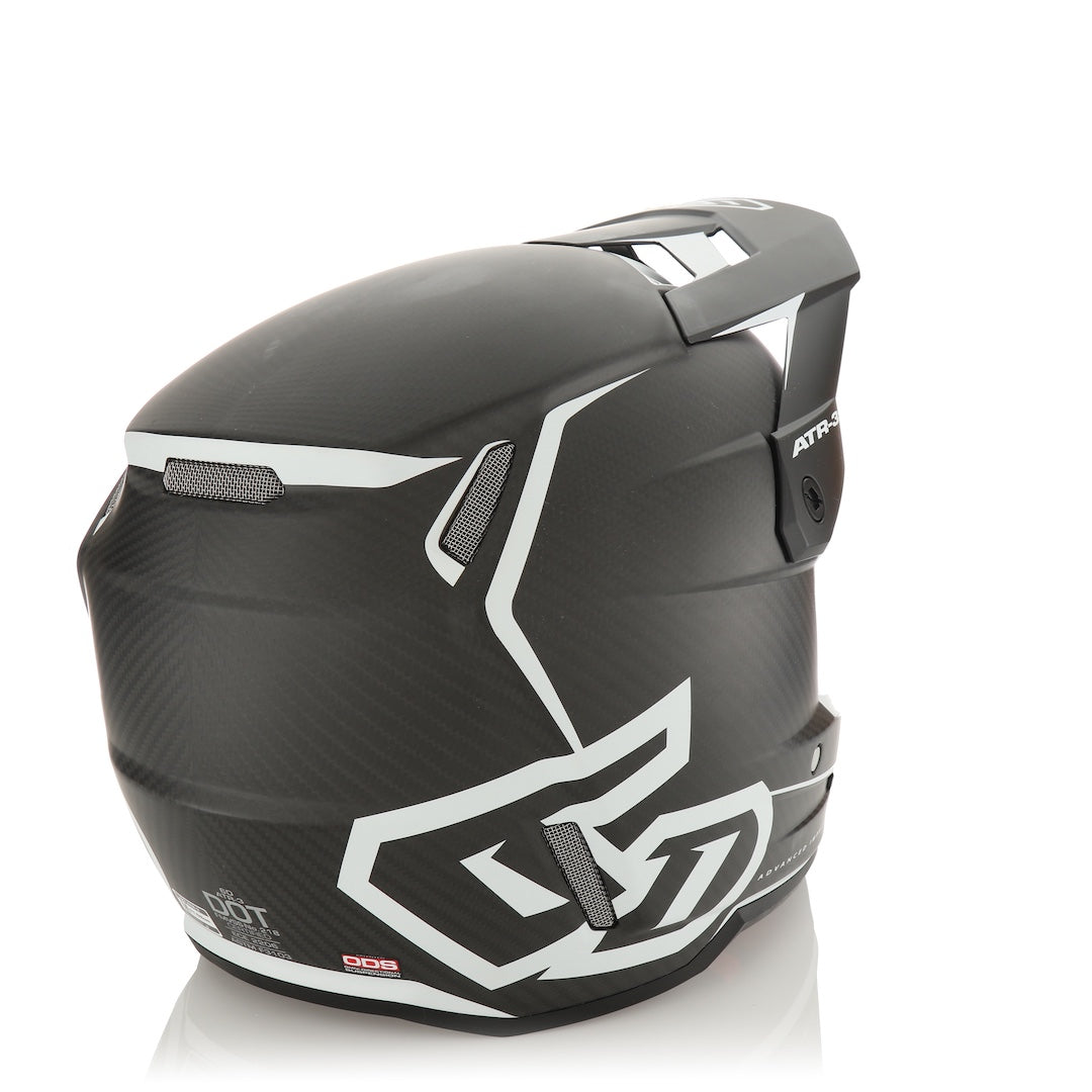 6D ATR-3 MX Helmet Nova Matte White