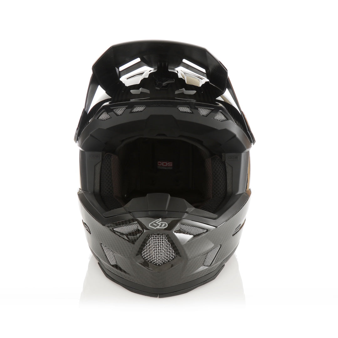 6D ATR-3 MX Helmet Solid Gloss Black