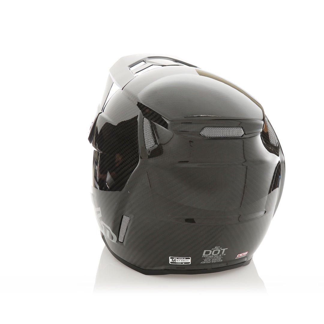 6D ATR-3 MX Helmet Solid Gloss Black