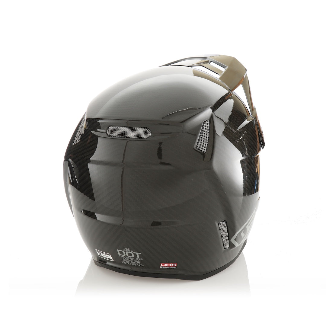 6D ATR-3 MX Helmet Solid Gloss Black