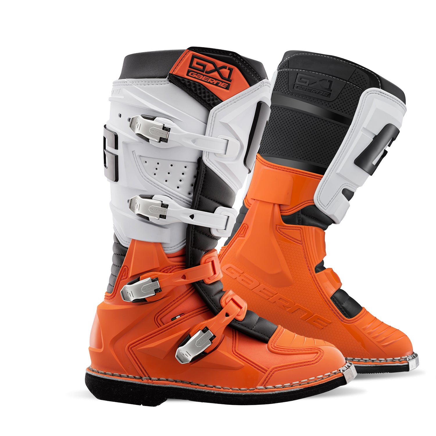 Gaerne GX-1 MX Boots Orange/White