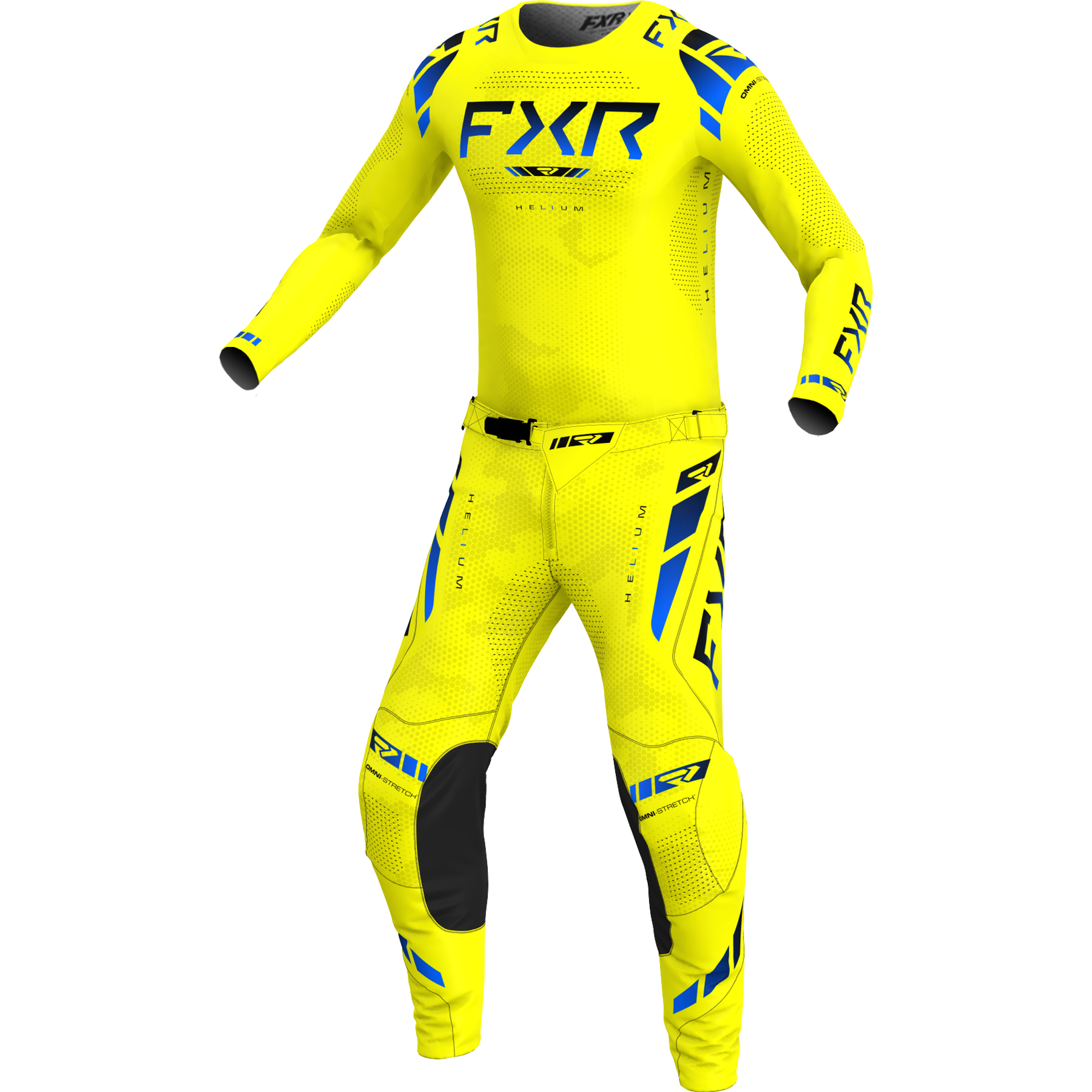 FXR Helium 2025 MX Kit Combo Citron