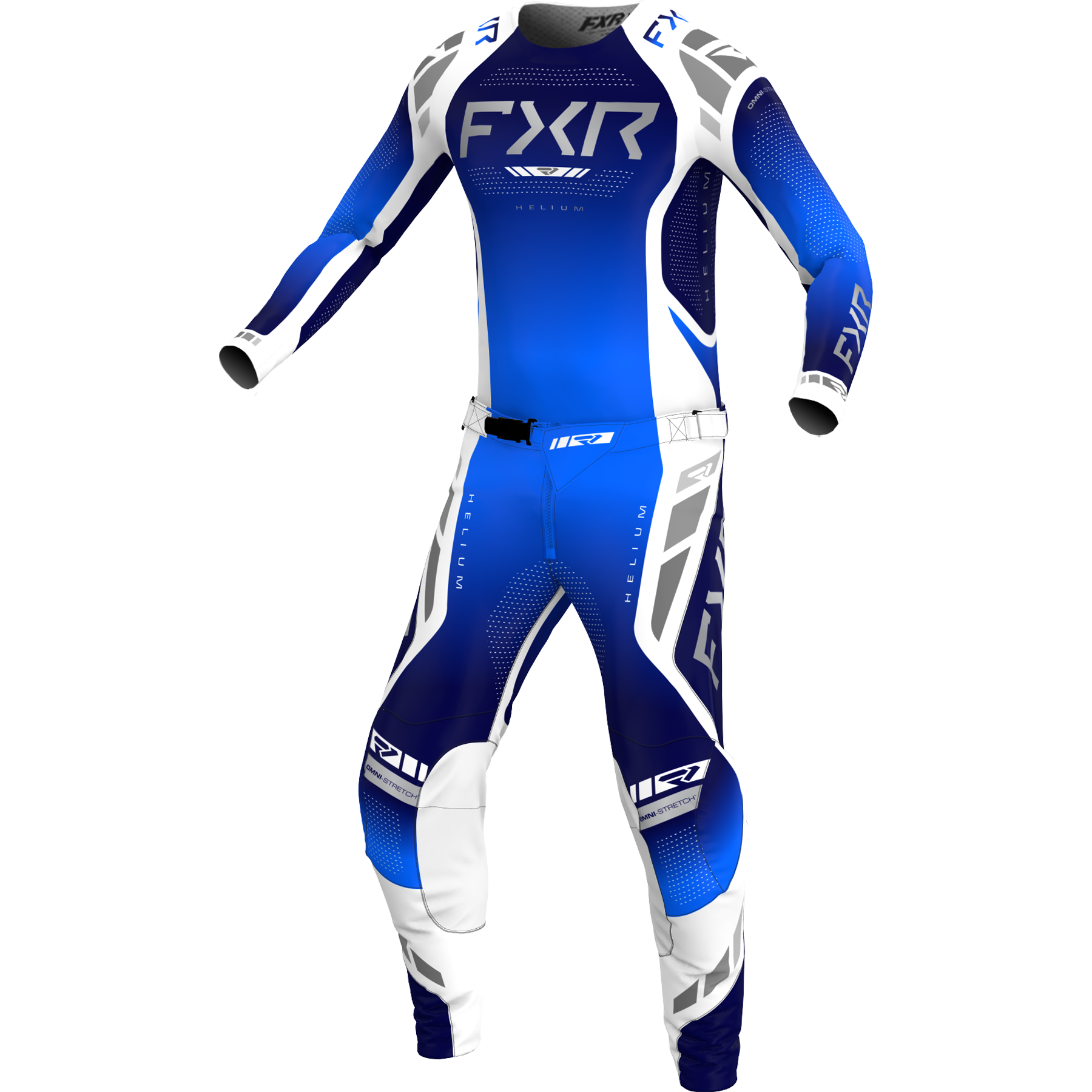 FXR Helium 2025 MX Kit Combo Cobalt