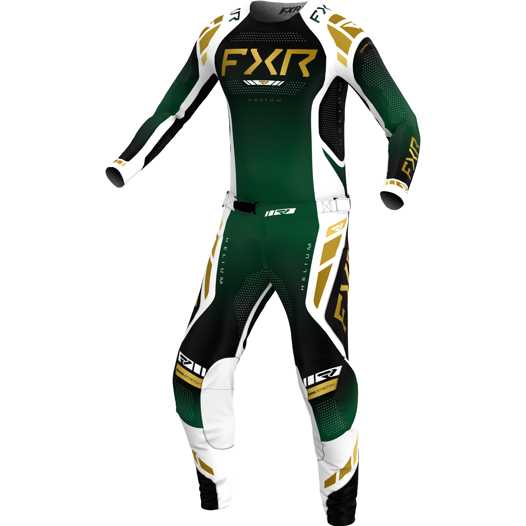 FXR Helium 2025 MX Kit Combo Emerald