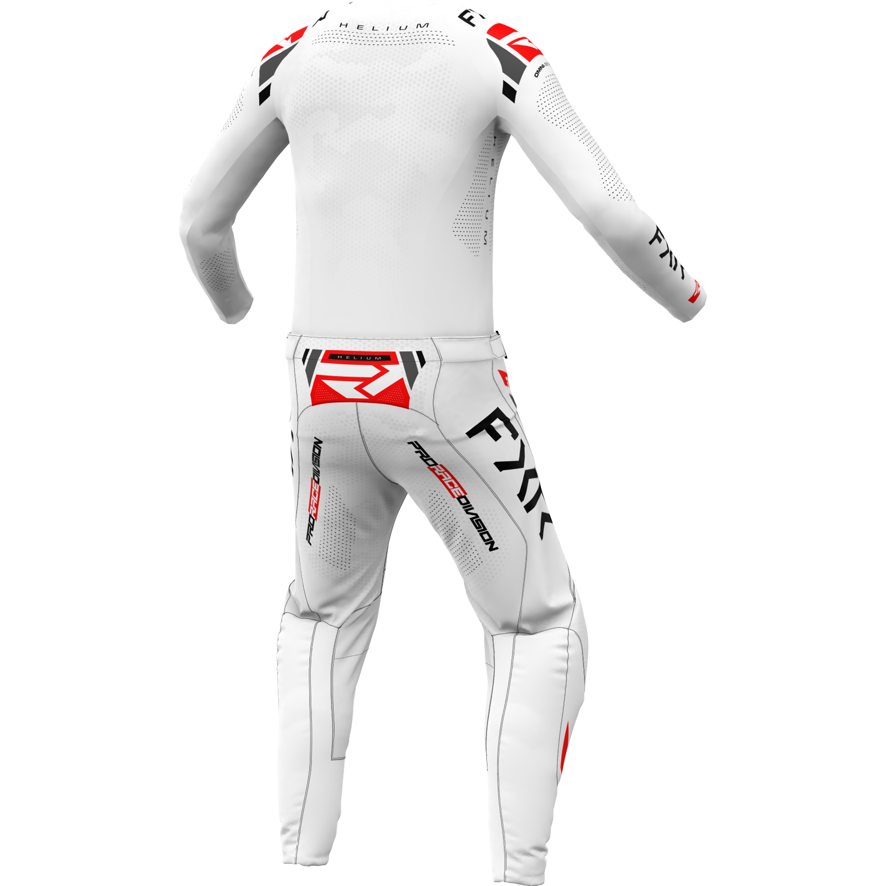 FXR Helium 2025 MX Kit Combo Whiteout