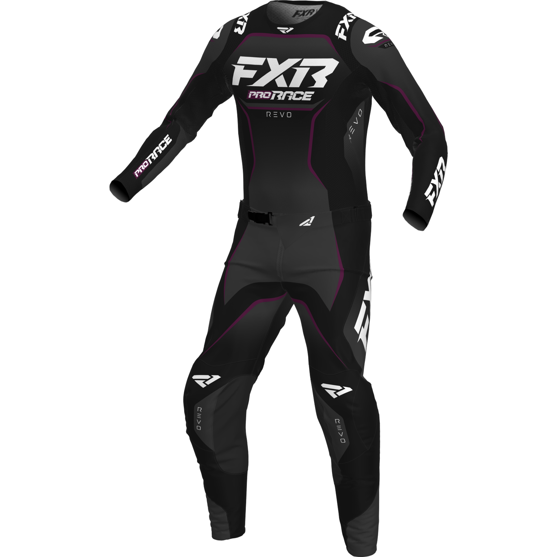 FXR Revo 2025 MX Kit Combo Plum