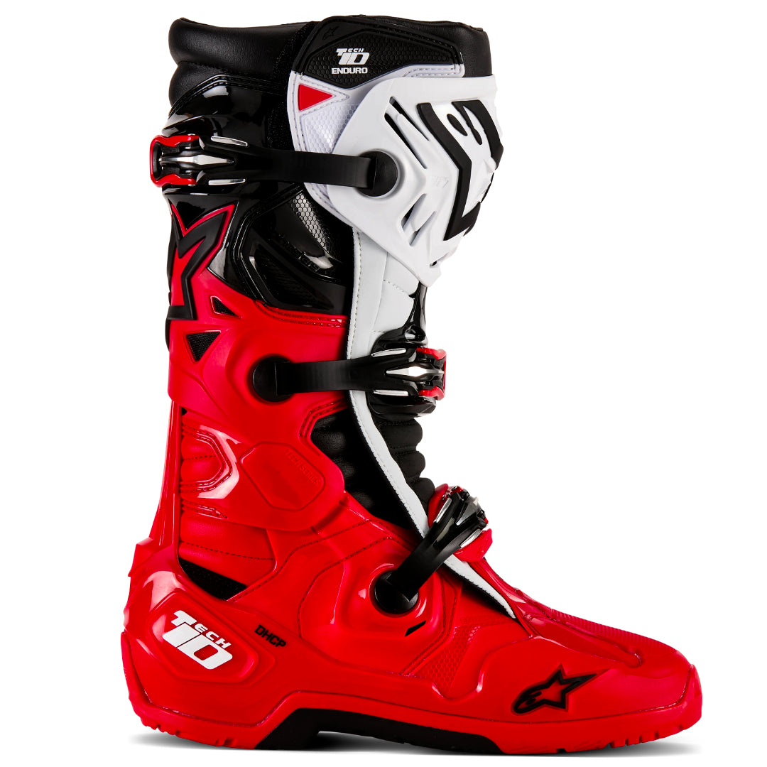 Alpinestars Tech 10 Enduro Boots Bright Red