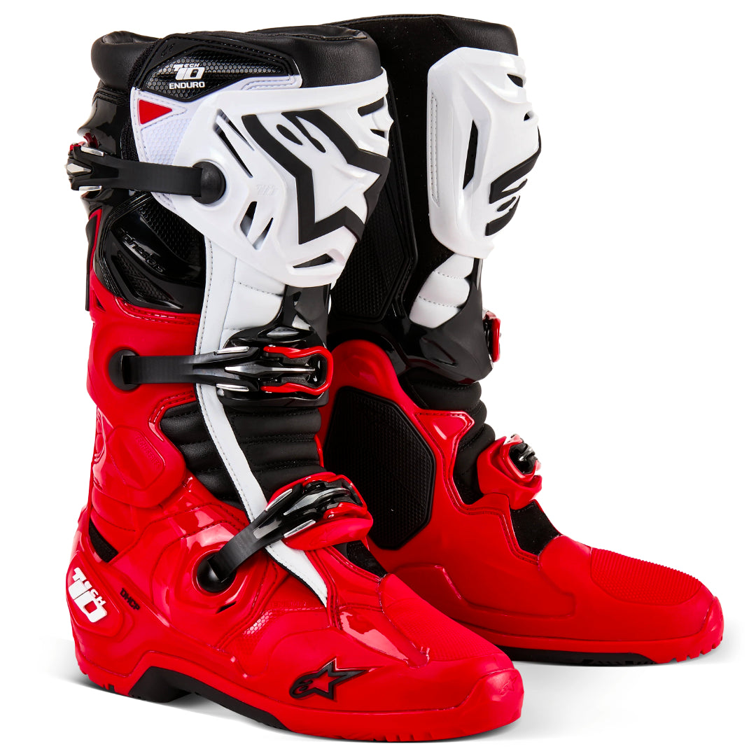 Alpinestars Tech 10 Enduro Boots Bright Red