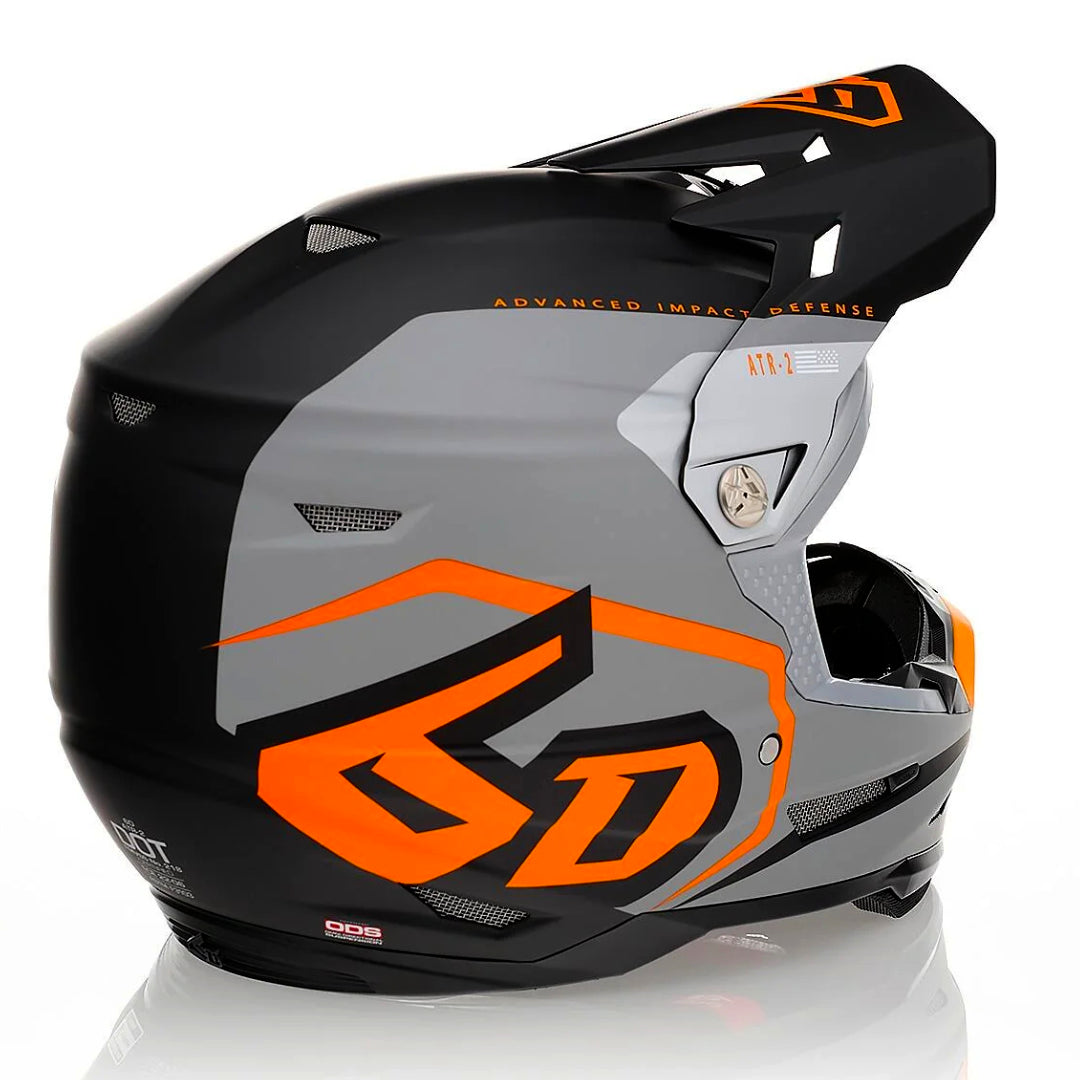 6D ATR-2 MX Helmet Delta Neon Orange