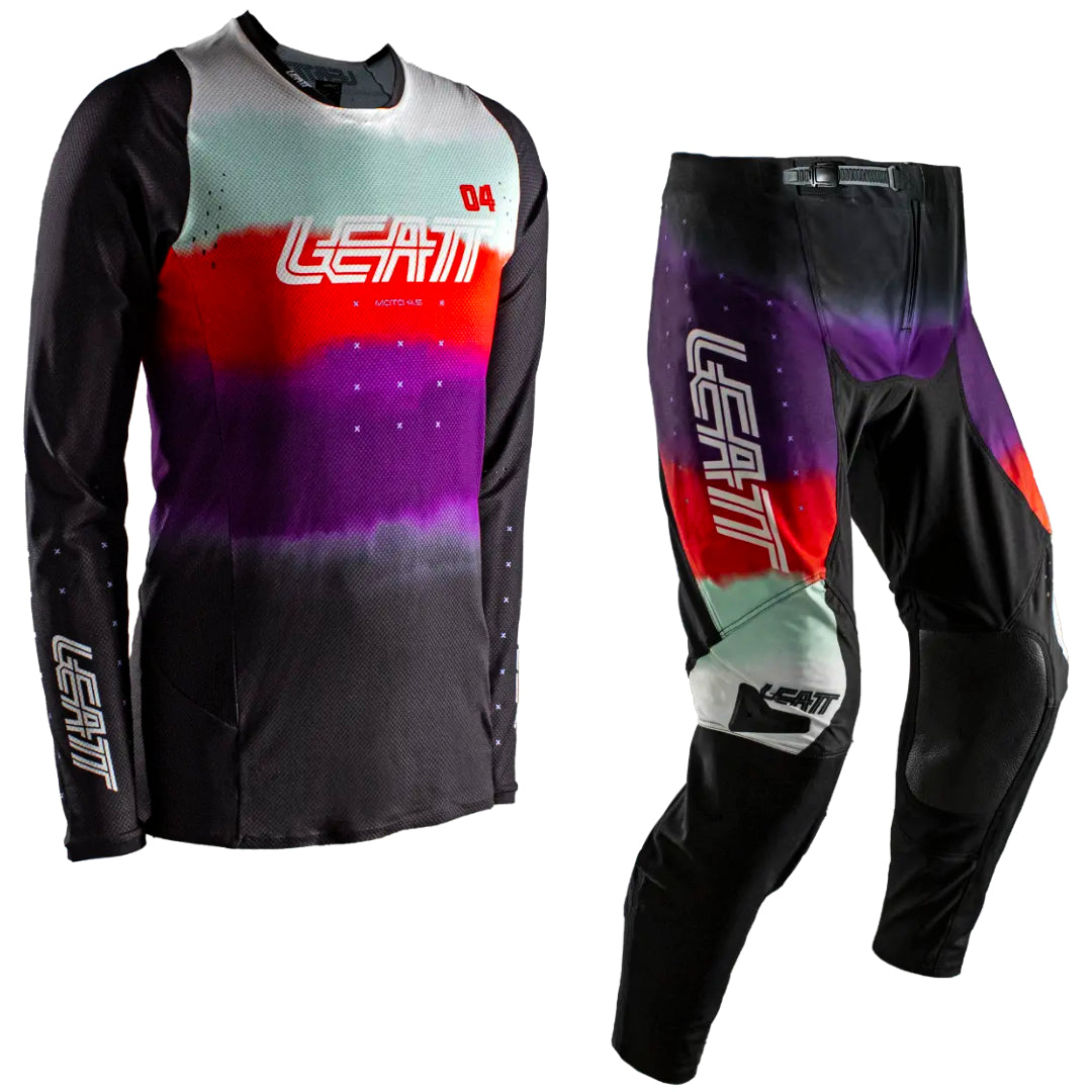 Leatt Moto 4.5 WOMEN MX Kit Combo 2025 Sunburn