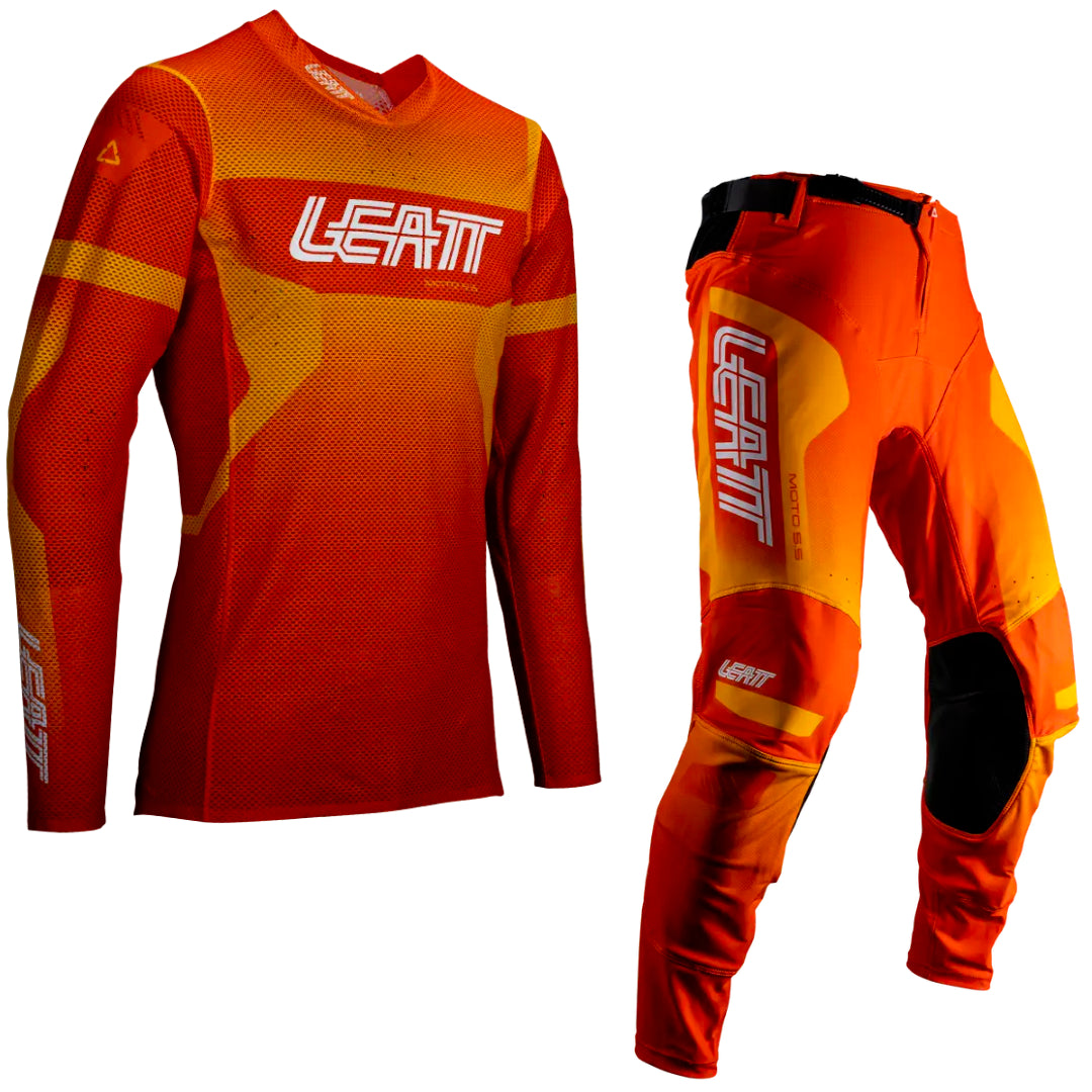 Leatt Moto 5.5 MX Kit Combo 2025 Flame