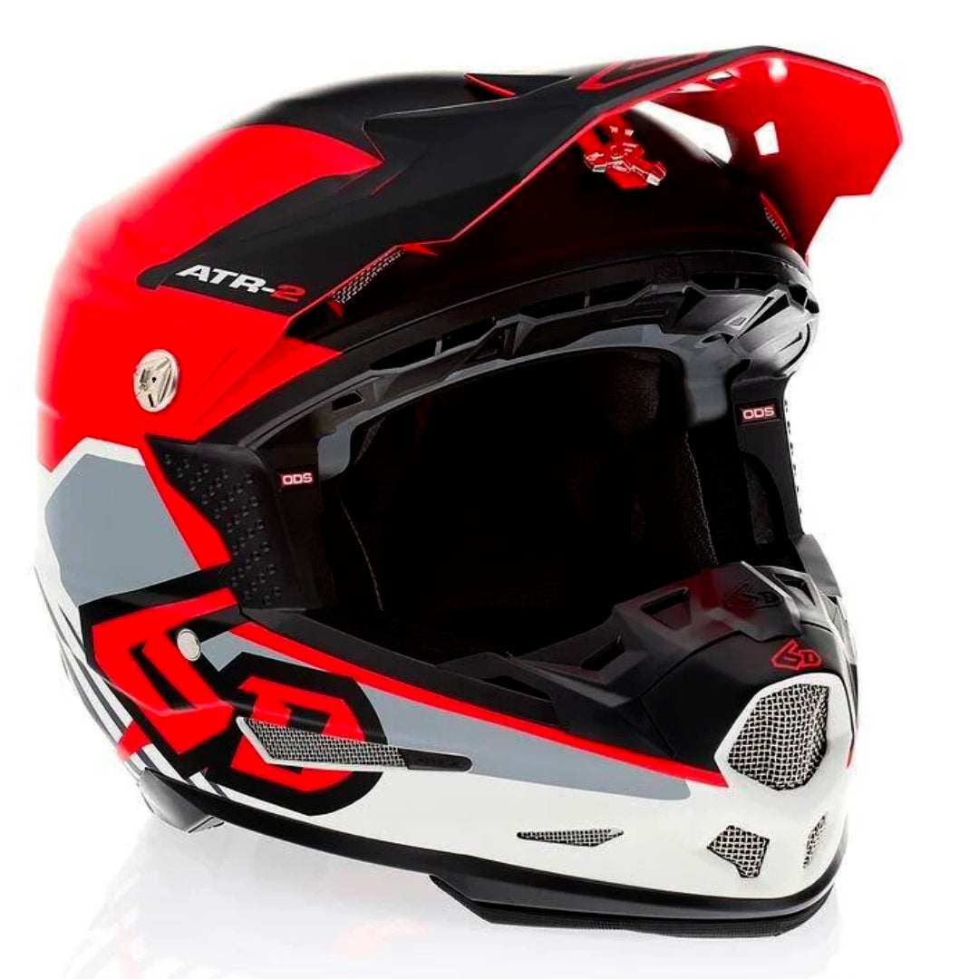 6D ATR-2 MX Helmet Target Red