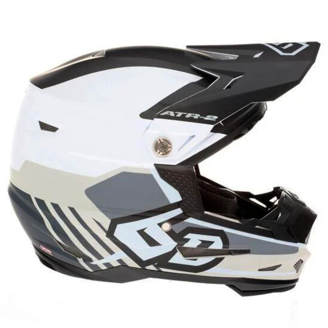 6D ATR-2 MX Helmet Target White