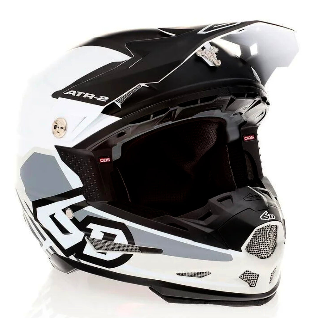 6D ATR-2 MX Helmet Target White