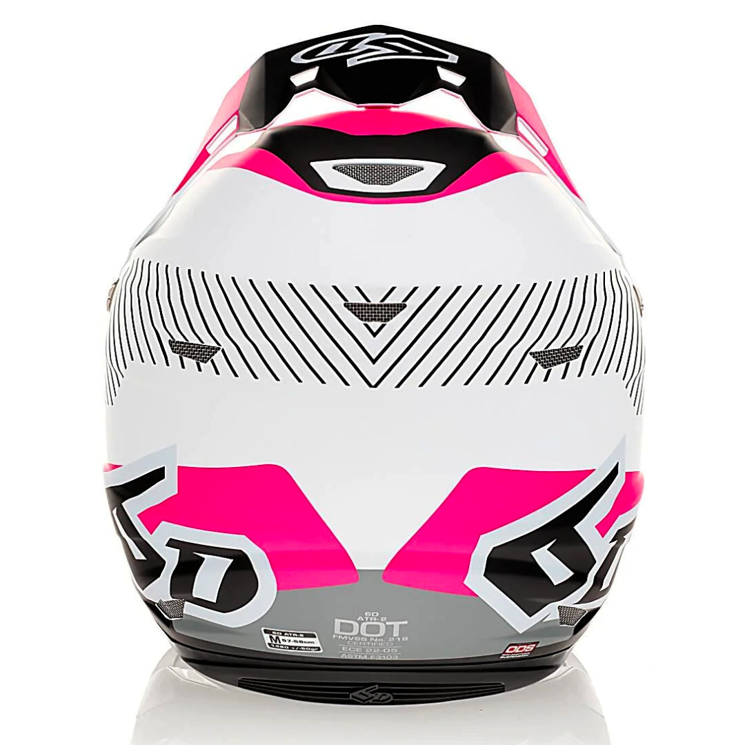 6D ATR-2Y Youth MX Helmet Fusion Pink