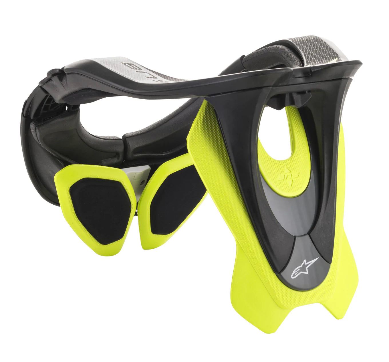 Alpinestars BNS Tech 2 Neck Support Black Yellow Fluo