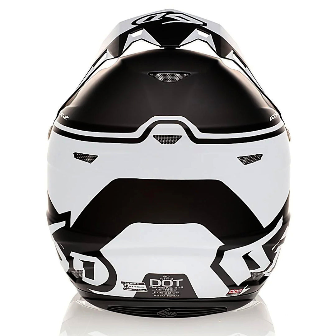 6D ATR-2 MX Helmet Drive White