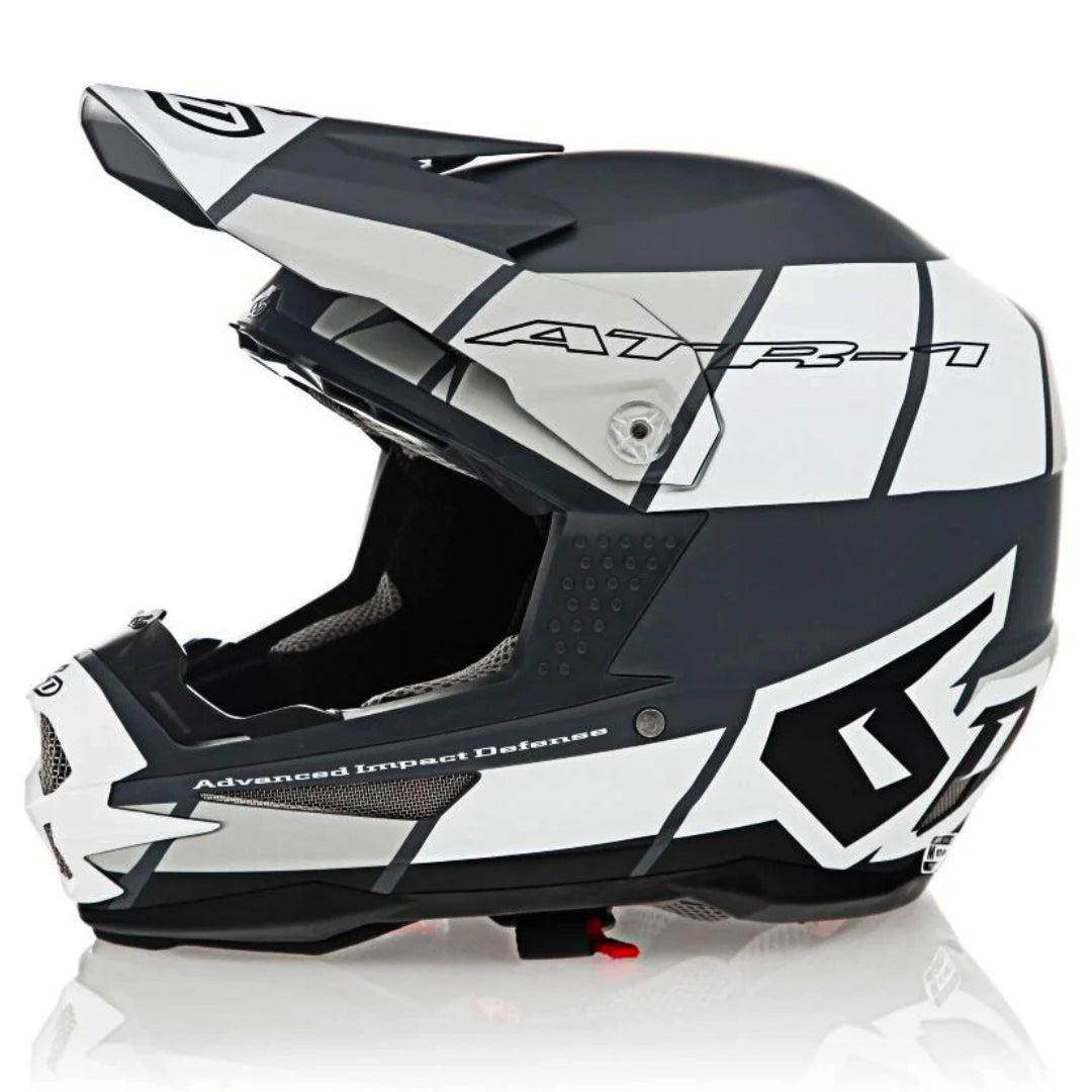 6D ATR-1 MX Helmet Shear White/Grey/Black