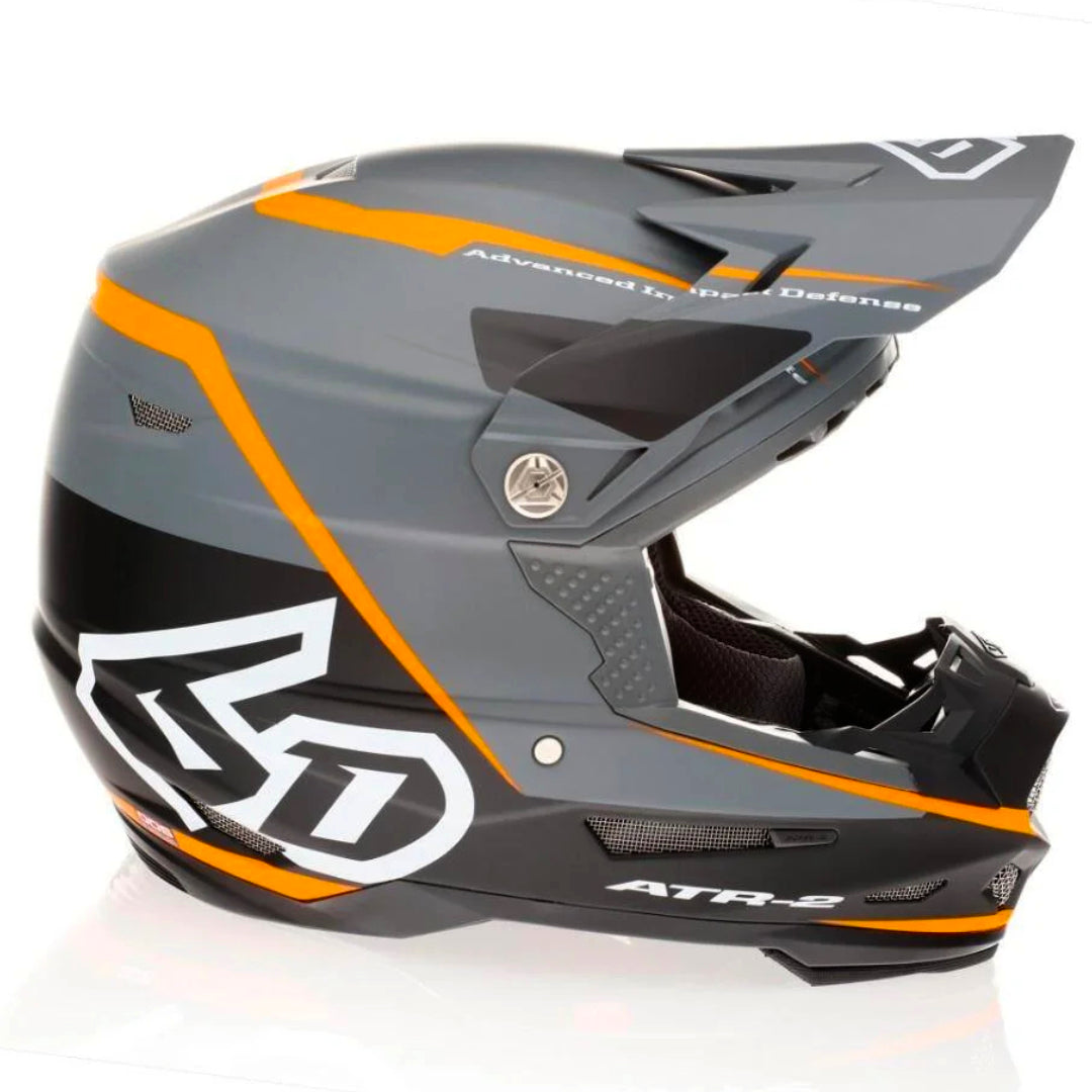 6D ATR-2 MX Helmet Alpha Neon Orange