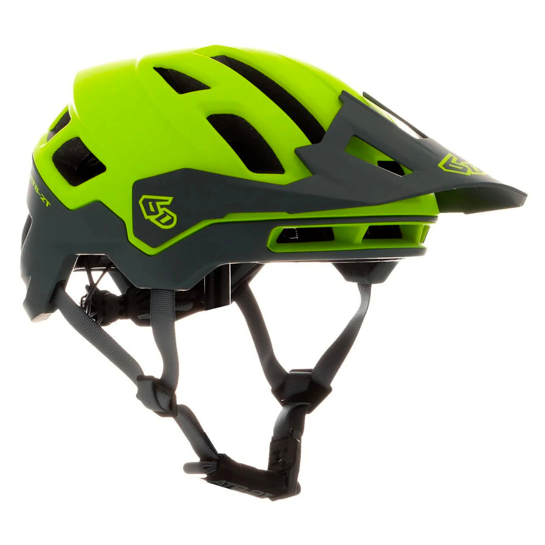 6D ATB-2T MTB Helmet Ascent Matte Hi Viz Yellow/Grey