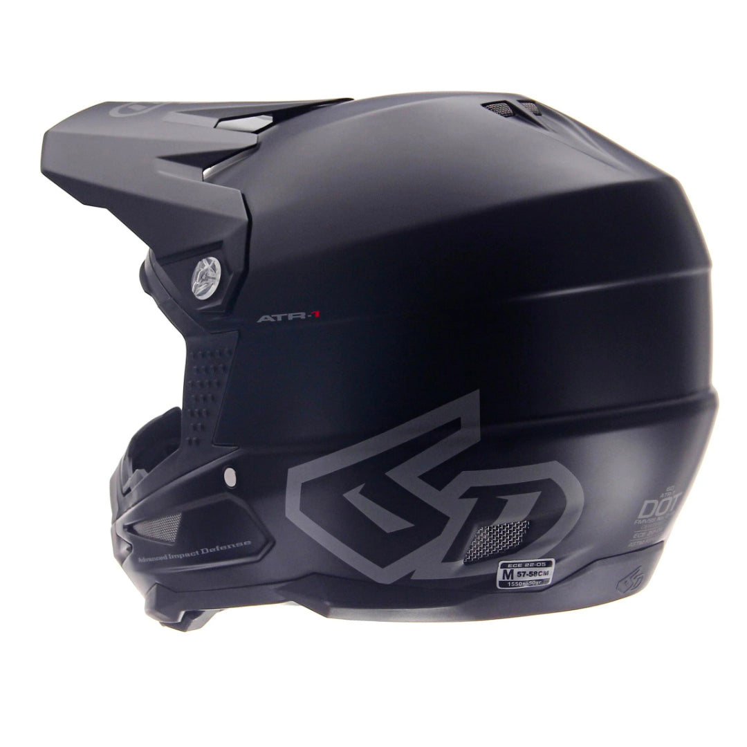 6D ATR-1 MX Helmet Matte Black