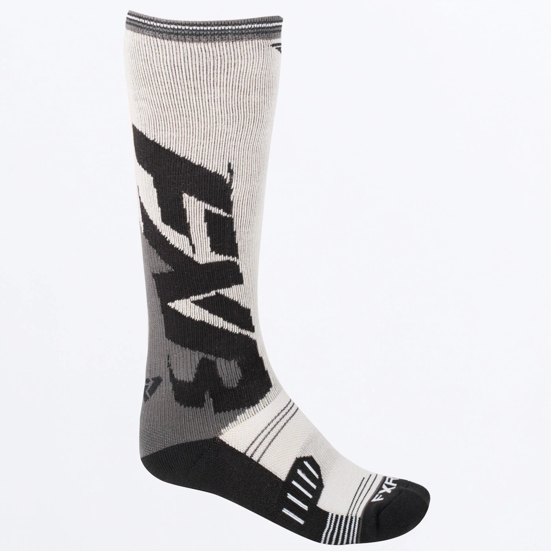 FXR Clutch Performance MX Socks 2pk Charcoal/Grey