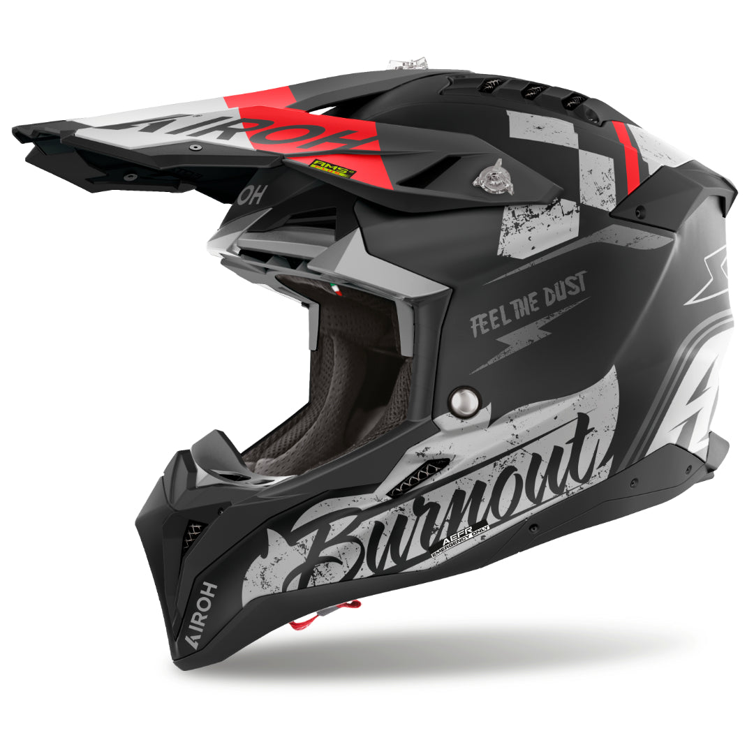 Airoh Aviator 3 Burnout Matt MX Helmet