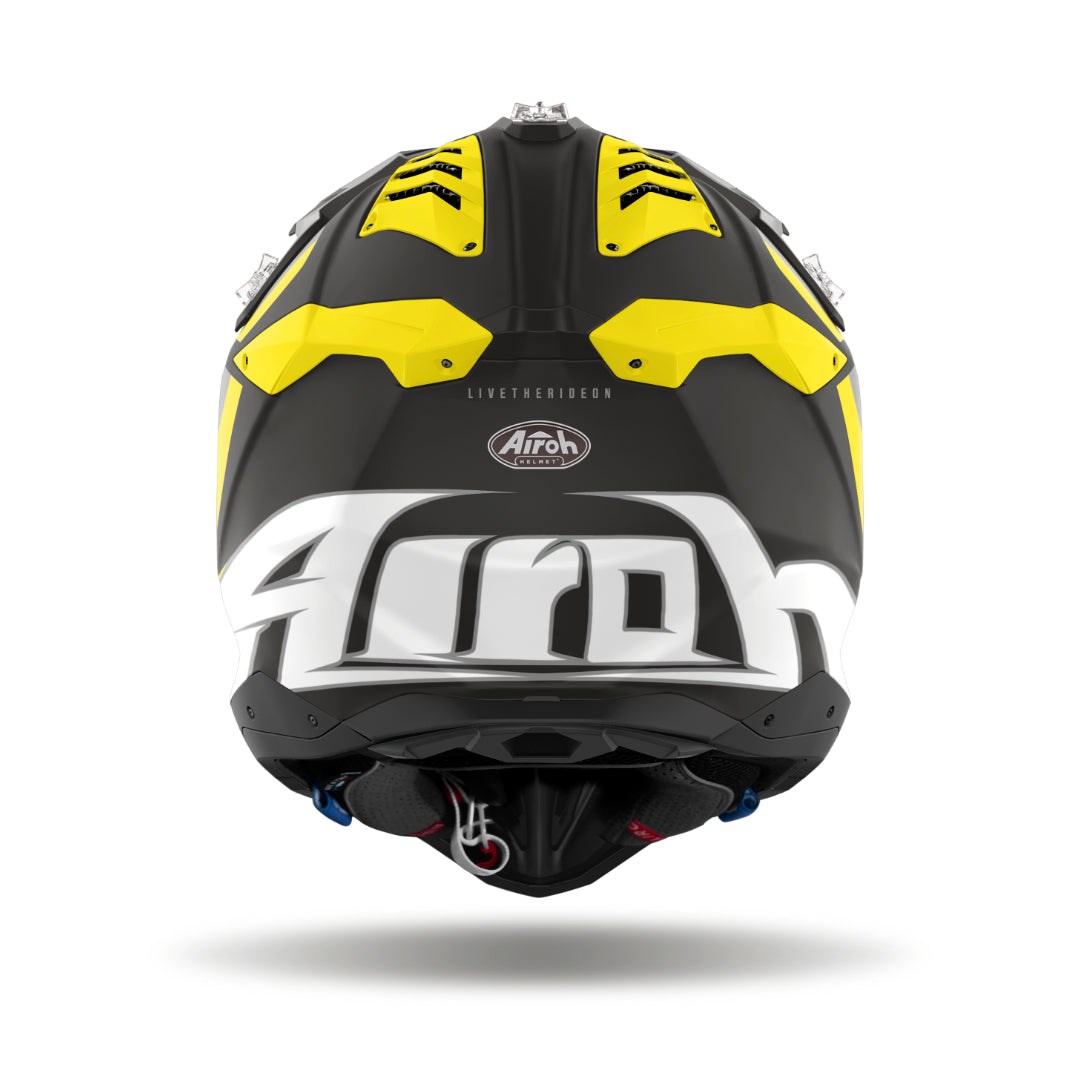 Airoh Aviator 3 Glory Matt MX Helmet Yellow