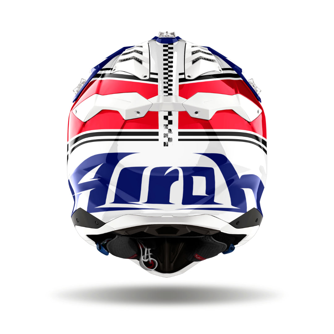 Airoh Aviator 3 Hima Gloss MX Helmet Red