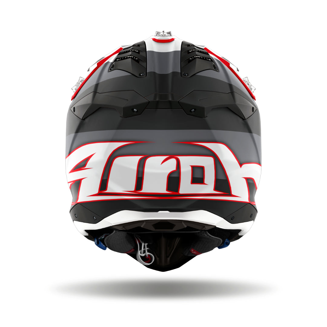 Airoh Aviator 3 Monach Matt MX Helmet Red