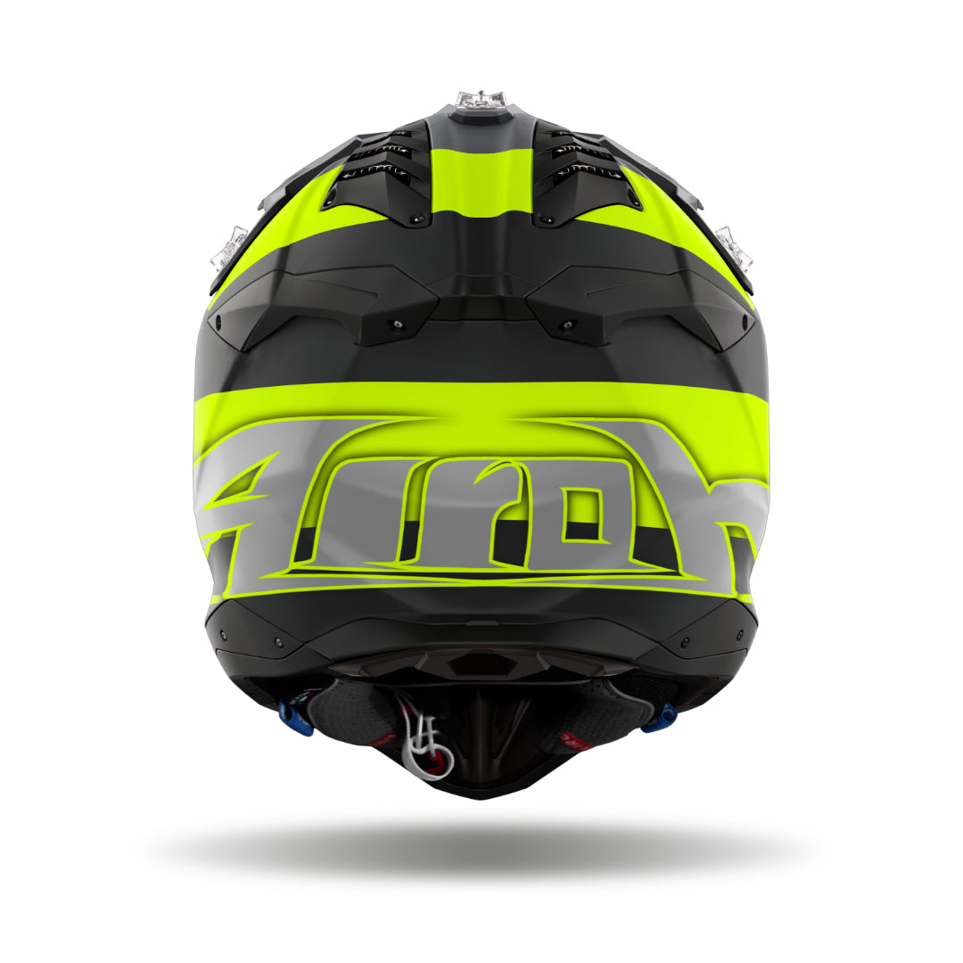 Airoh Aviator 3 Monach Matt MX Helmet Yellow