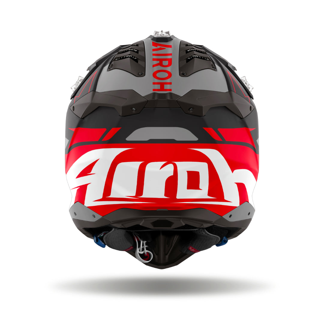 Airoh Aviator 3 Spin Matt MX Helmet Red