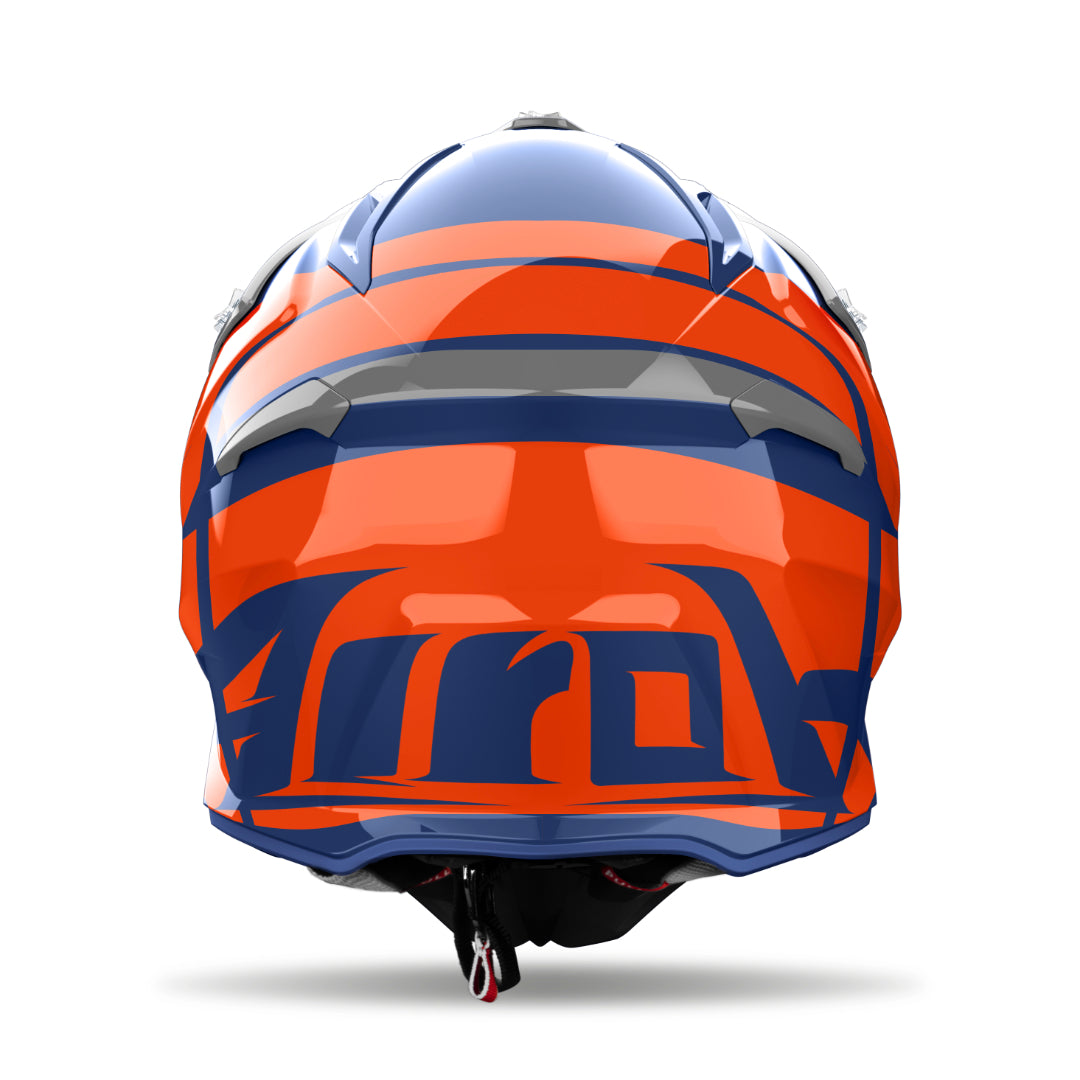 Airoh Aviator Ace 2 Engine Gloss MX Helmet Cerulean