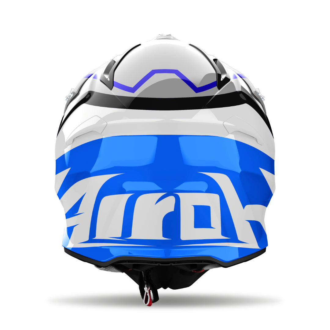 Airoh Aviator Ace 2 Ground Gloss MX Helmet Blue