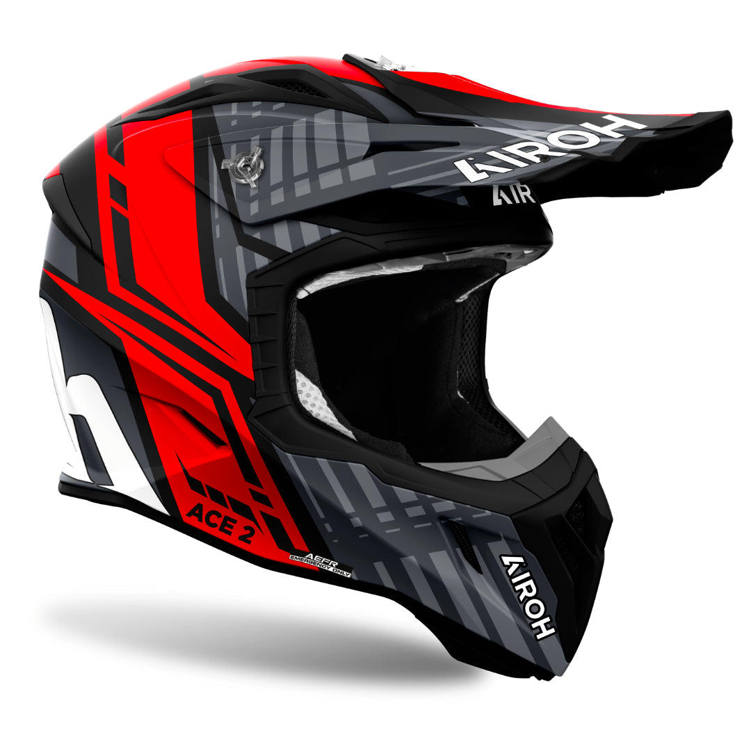 Airoh Aviator Ace 2 Proud Matt MX Helmet Red