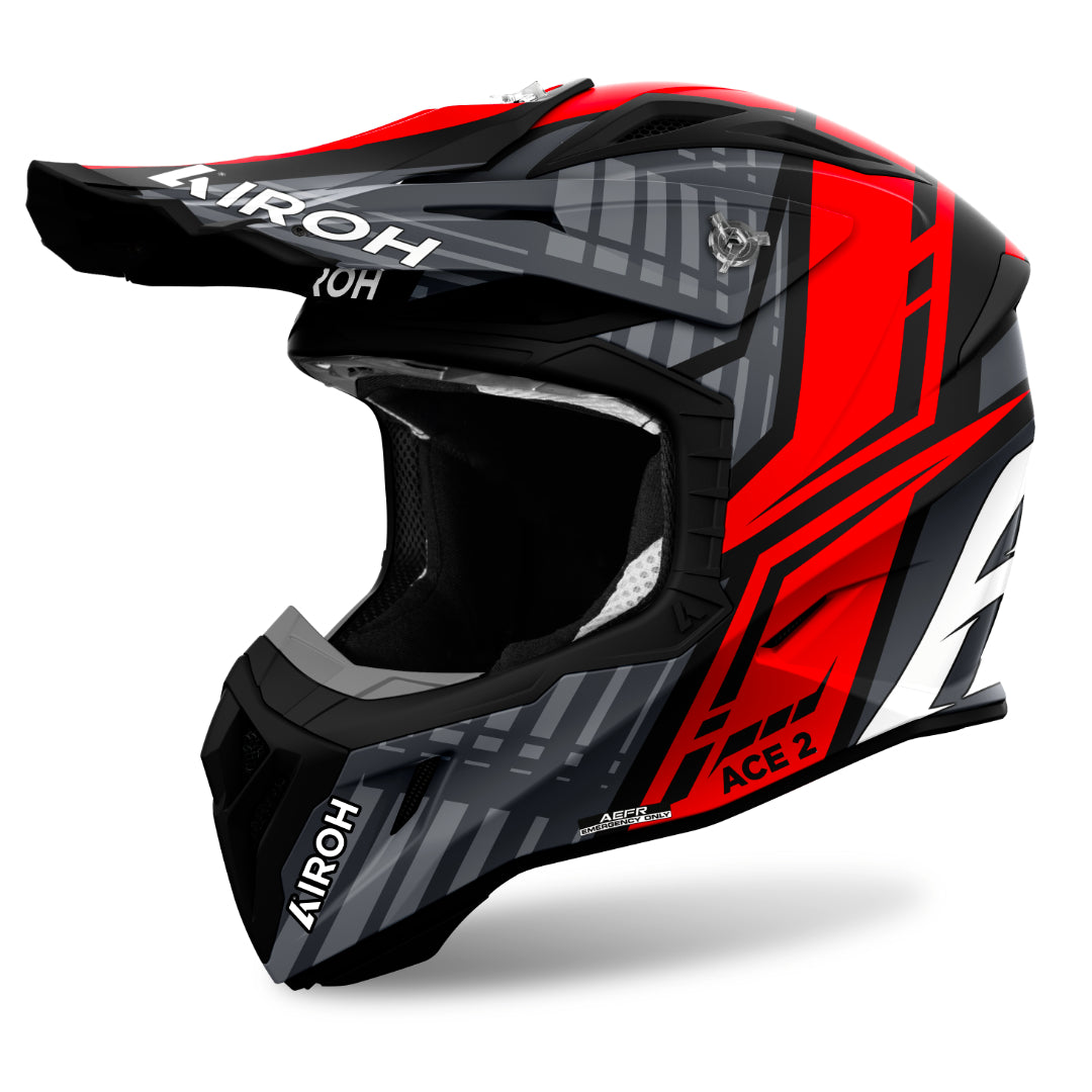 Airoh Aviator Ace 2 Proud Matt MX Helmet Red