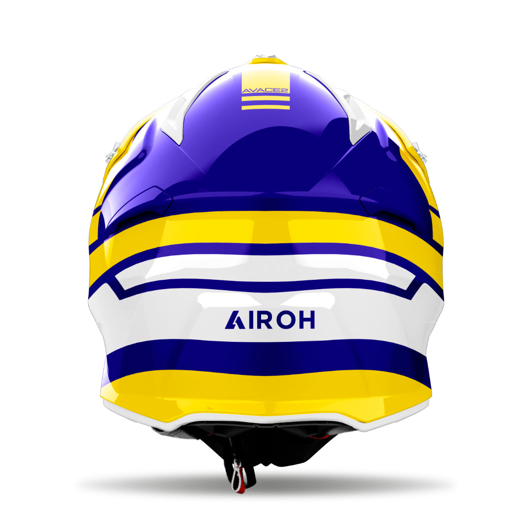 Airoh Aviator Ace 2 Sake Gloss MX Helmet Yellow