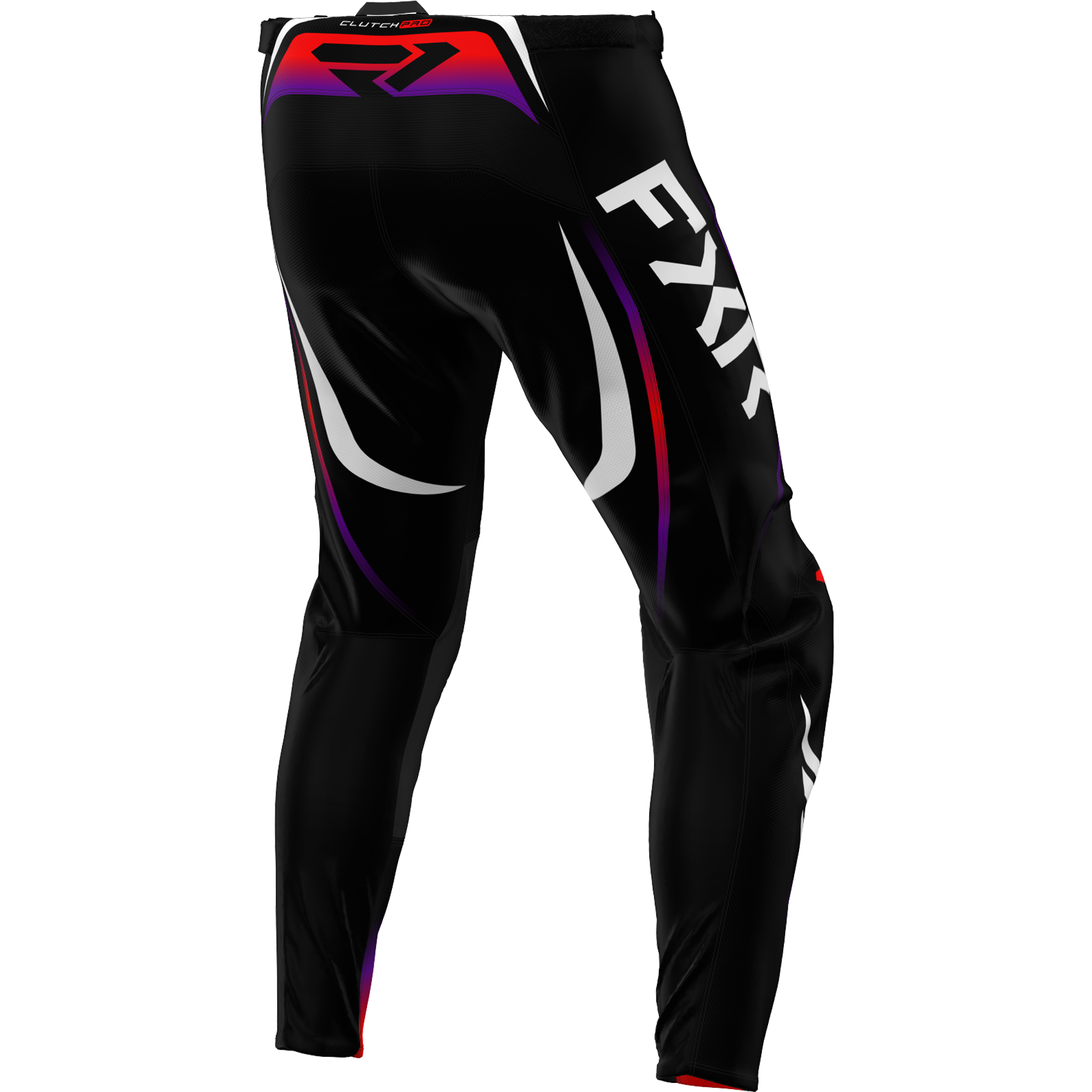 FXR Clutch Pro MX Pant 2025 Black/Red/Purple