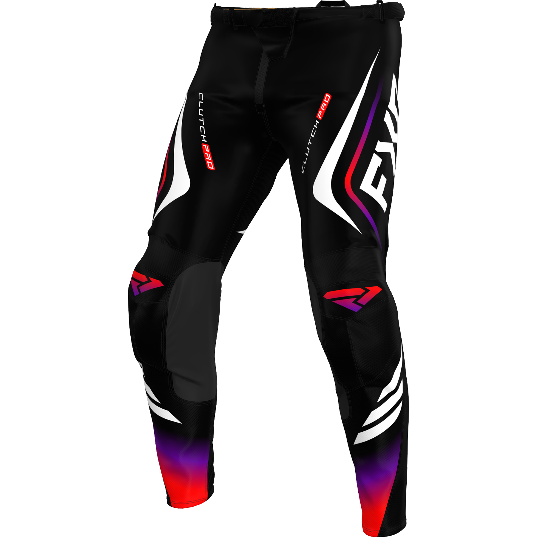 FXR Clutch Pro MX Pant 2025 Black/Red/Purple