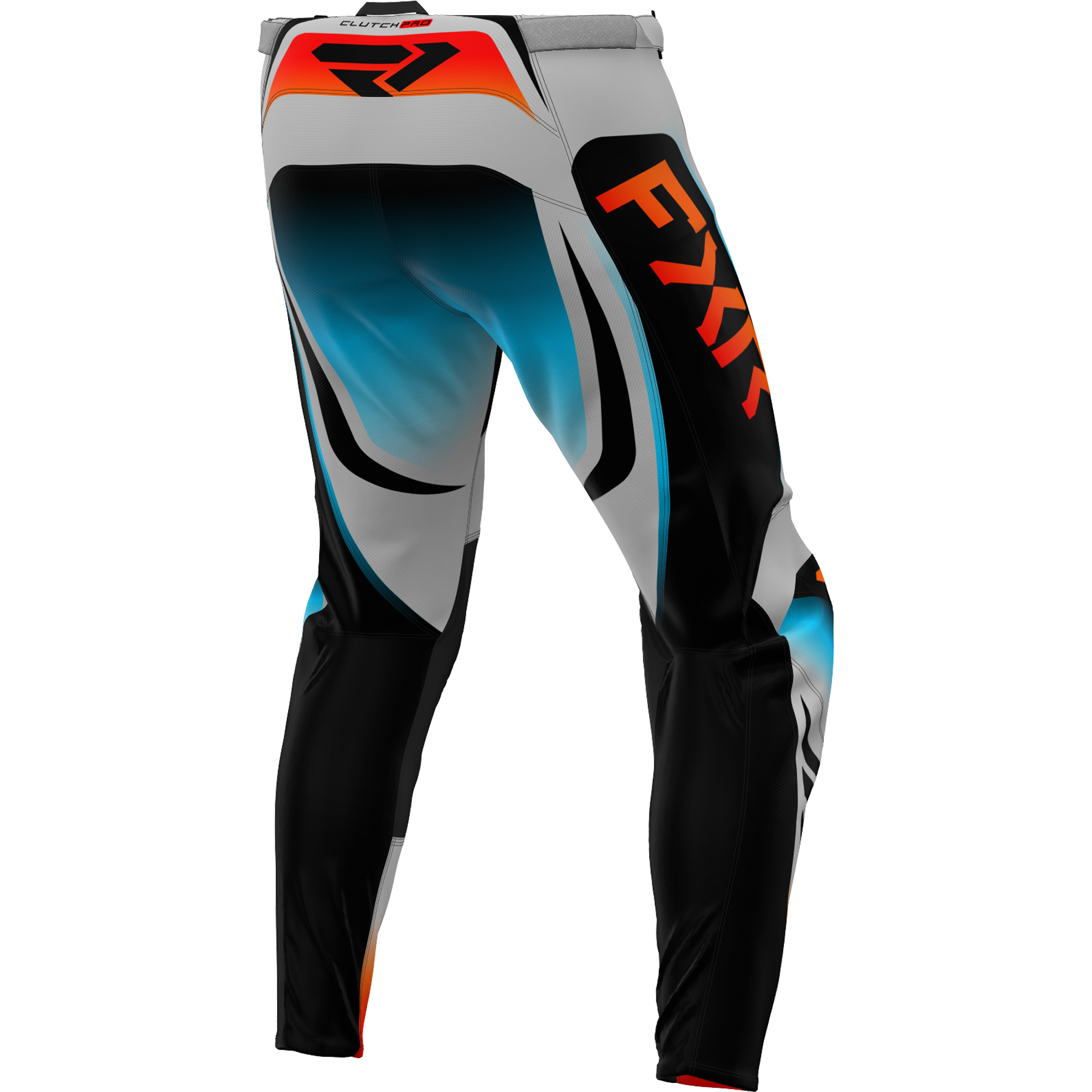 FXR Clutch Pro 2025 MX Kit Combo Grey/Sky/Orange