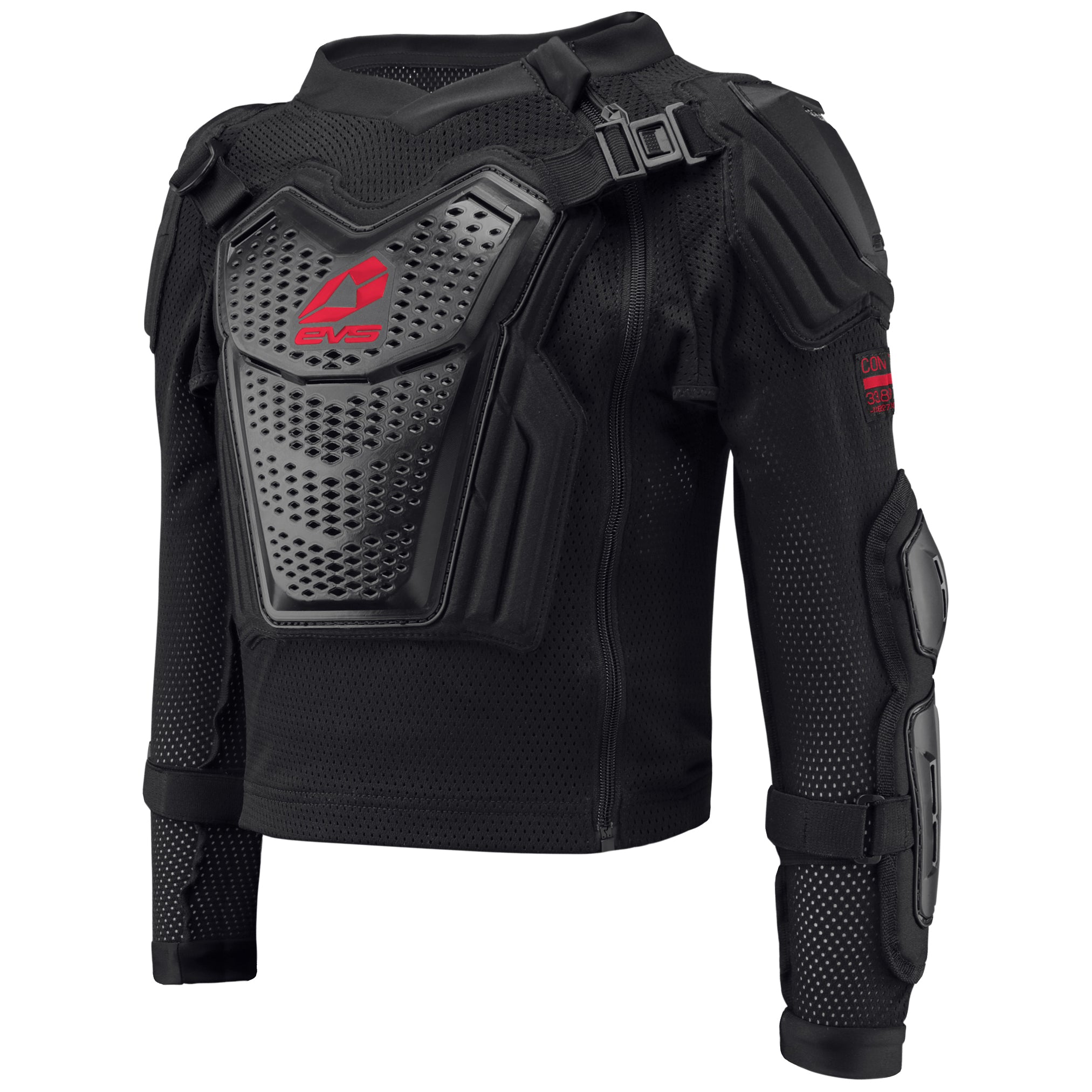 EVS Comp Suit Youth Black/Red