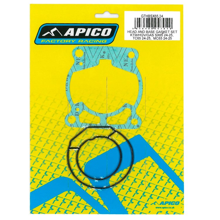 Apico Head and Base Gasket Set KTM/HUSKY/GAS SX65 24-25, TC65 24-25, MC65 24-25