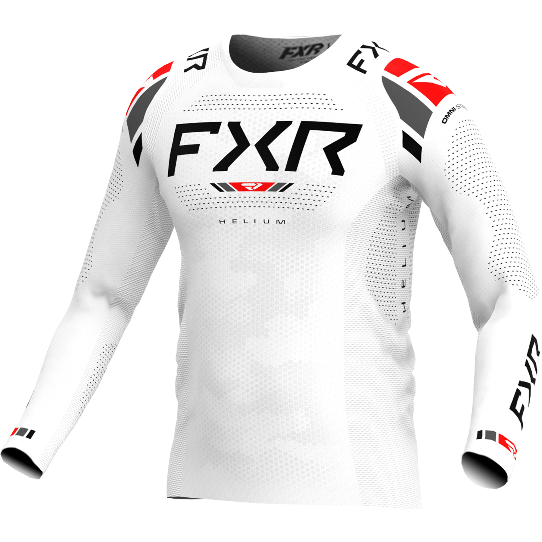 FXR Helium MX Jersey 2025 Whiteout