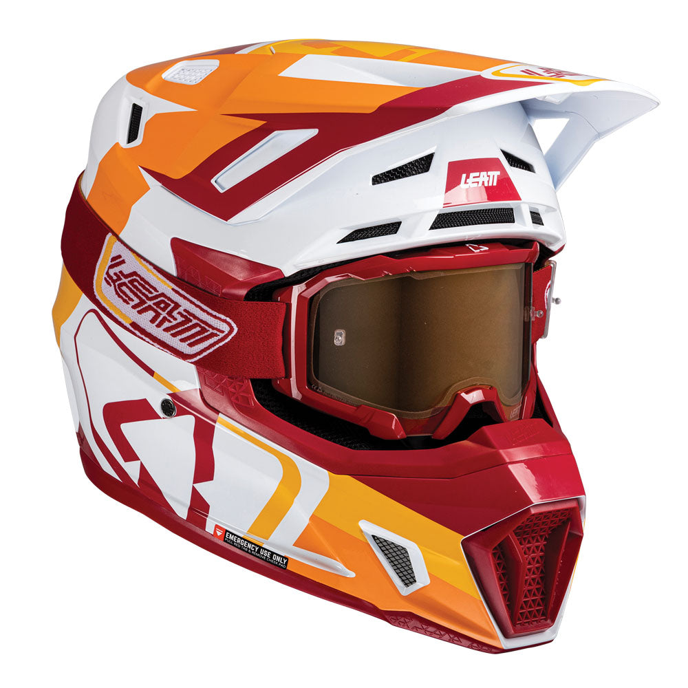 Leatt Moto 7.5 V25 MX 2025 Helmet Ruby