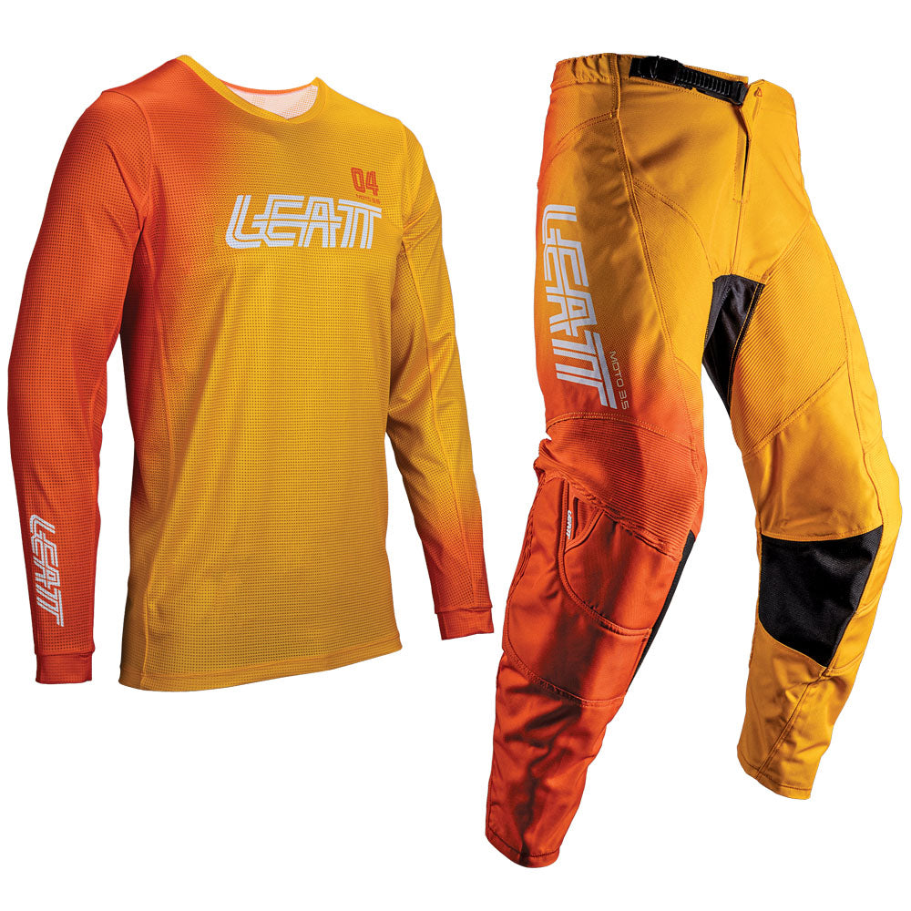 Leatt Moto 3.5 MX Kit Combo 2025 Flame