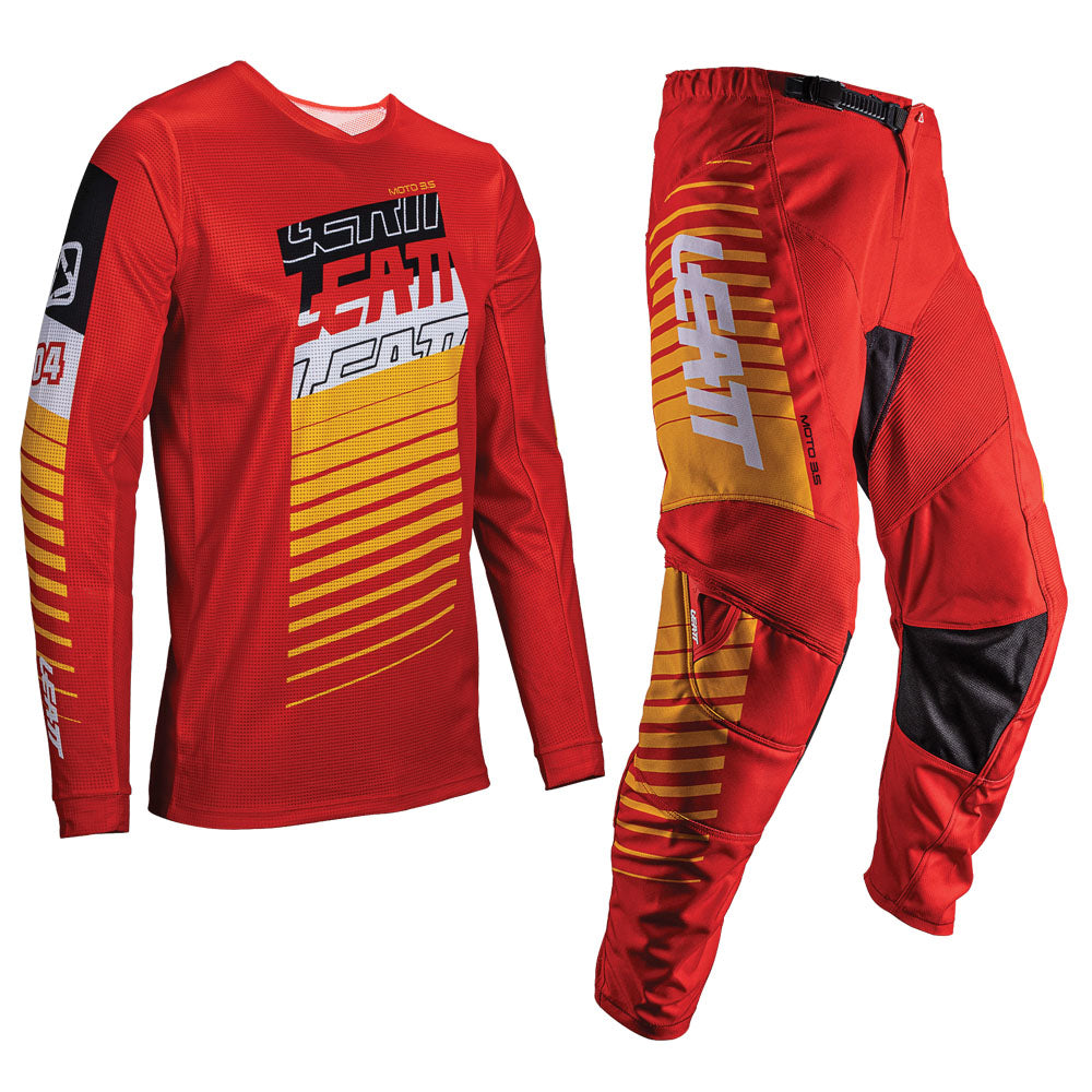 Leatt Moto 3.5 MX Kit Combo 2025 Red